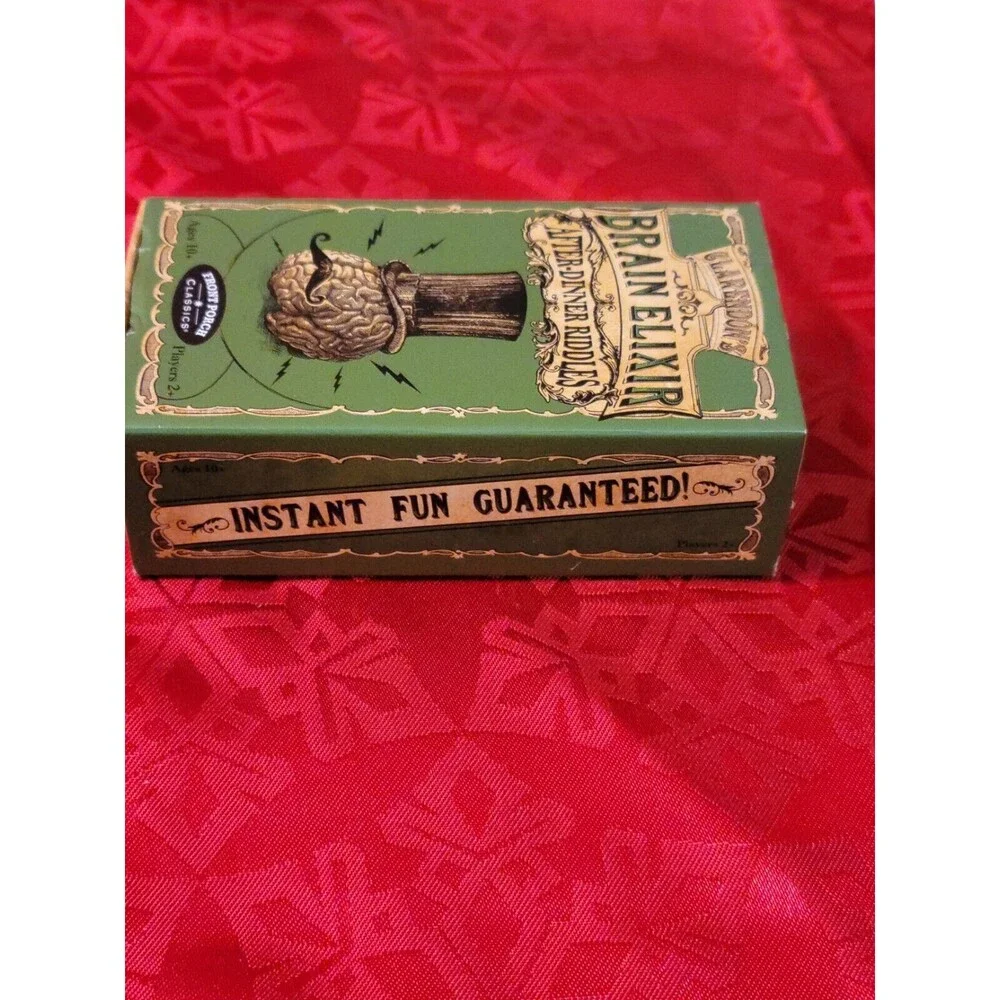 Clarendon's Brain Elixir After Dinner Riddles Front Porch Classics Deck Cards